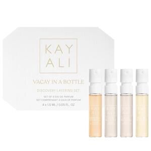 Kayali VACAY IN A BOTTLE Discovery Layering Set SAMPLE 4 @ 1.5 mL